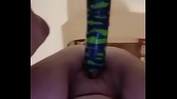 Preview 3 of Sexy Japanese Mom Forcing - Riding a horse dildo