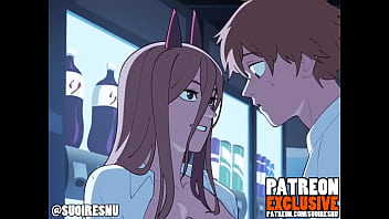 Preview 2 of Massive Cunts Getting Pounded - Denji and Power &ndash_ Suoiresnu &ndash_ Chainsaw Man