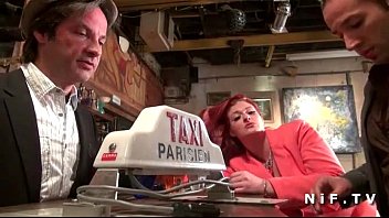 Preview 1 of Engis Movi Xxx - Pretty french redhead plum fucked hard by the taxi driver in a bar