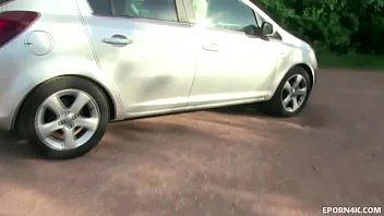Preview 1 of Popo Show - Blonde slut loves blowjob group outdoor