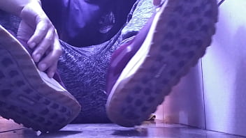 Preview 1 of Fap18 - RELAXING TIME MASSAGING MY FEET WITH PINK SOCKS