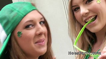 Preview 2 of Rachel G Fox Cum - Amateurs in orange pantyhose foursome party