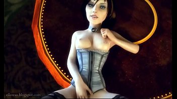 Preview 4 of Collage Beauty Girl Sex - Elizabeth Comstock (Bioshock) gets drilled in Columbia