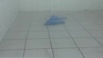 Preview 1 of Amateur At Stair - Bathroom happy