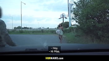 Preview 1 of Wife I Am Sorry Husband Fuck - Australian reality star needed a ride in Prague