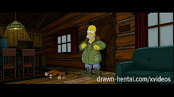 Preview 1 of Mommy Got Tits - Simpsons Hentai - Cabin of love