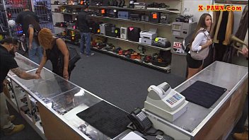 Preview 2 of Xl Girls Titjob - Big butt amateur fucked in the backroom of a pawnshop