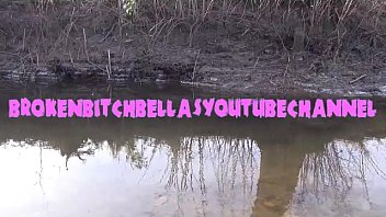 Preview 1 of Hebe Girls - Crossing a riverr in greenwaders