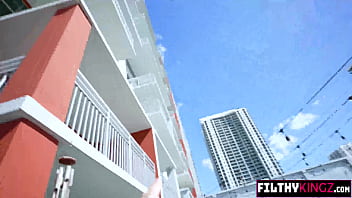 Preview 1 of String School - Perfect View With Horny Violet Gems
