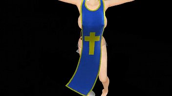 Preview 1 of Dvoyki I Dzhoker Poker - touhou yuyuko poledance MMD