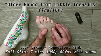 Preview 2 of Janwar Sexix - Older Hands Trim Little Toenails