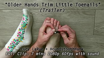 Preview 3 of Janwar Sexix - Older Hands Trim Little Toenails