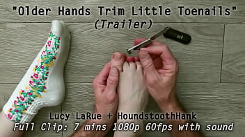 Preview 4 of Janwar Sexix - Older Hands Trim Little Toenails