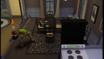 Preview 2 of Nerdy Sex Video Emma - Lesbi SIMS4