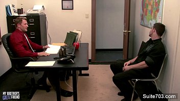 Preview 1 of Gay Andy Tbw - Sexy gays fucking in the office