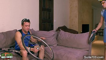 Preview 1 of Sunny Lean Xxx Videos - Brunette jocks fucking well