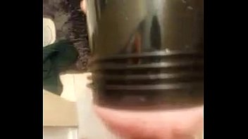 Preview 1 of Mom Squirting Hard Gangbang - black dick fucking a fleshlight