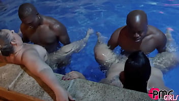 Preview 1 of Stepmom Milf Russian - REAL BBW PORN ORGY IN MIAMI