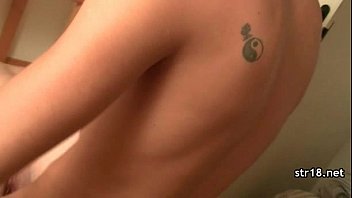 Preview 1 of Gay Vomiting Puking - French teen slut sucks and fucks