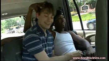 Preview 1 of Big Boob Mom And Sun - Blacks On Boys - Gay blacks fuck hard white sexy twink 12