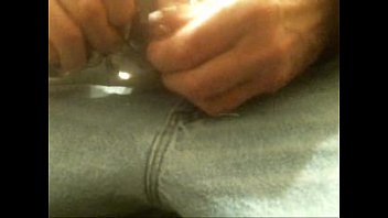 Preview 1 of Bbw Germany Brutal - putting the green castrator band onmy huge nuts