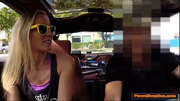 Preview 2 of Aunty Sex Nuw Bbl - Blonde babe pawns her car and pussy