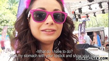 Preview 1 of All Guy Fuck - Real amateur Euro slut Aurelly Rebel railed in public