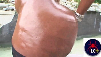 Preview 3 of American Sex Video Hs - MS. CLEO VS. CHARLIE MAC (POOLSIDE AND A BIG ASS)!!! PART 1