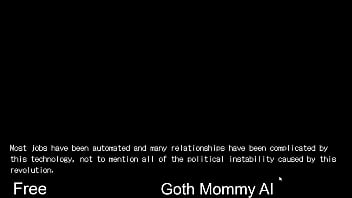 Preview 1 of Blacek Led Com - Goth Mommy AI