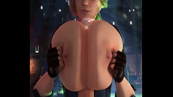 Preview 4 of Www Bangla X Video - [Fallout] Trishka Shows off her Vault Suit&#039_s Tittyfuck Abilities!