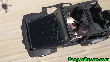 Preview 3 of Nude Porn Turk Gizli Sikiyor - Jeep sex filmed by drone