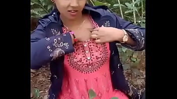 Preview 4 of Teen Sexs Video - Mangal in the jungle,  she made her pussy red after fucking her stepsis in clear audio Voice