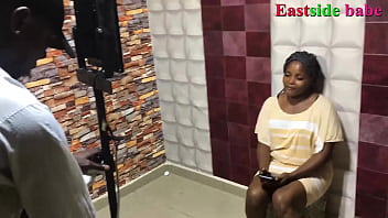 Preview 2 of New Chudai Video - African black ebony got fucked by photography in the photo studio