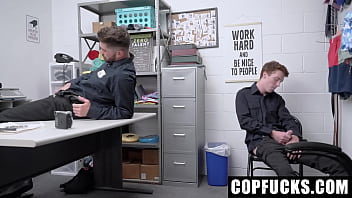 Preview 1 of Xnxx 1080 Hd Video - Bored Security Guards Exploring New Avenues with Each Other - Copfucks