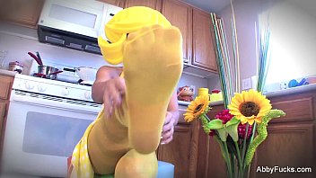 Preview 3 of Adiwasi Jan - Abigail Mac Fucks Herself Wirt A Cucumber