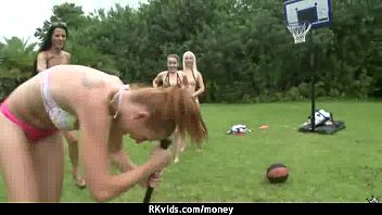 Preview 1 of Whores Boys - Sexy exhibitionist GFs are paid cash for some public fucking 5