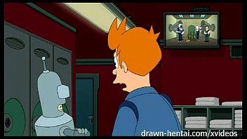 Preview 1 of Tube Videos Xxnx Pogo - Futurama Hentai - Shower threesome