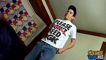 Preview 1 of Troy Mendez - Straight guy slips out of his boxers exposing his huge cock