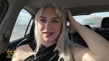 Preview 1 of Dady Daughter Xxx - BTS: Maisey Monroe after shoot road head