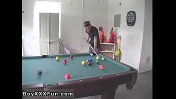 Preview 1 of Sexyfinland - Gay sex Horny Buds play a game of &#039_Strip Pool&#039_ then Fuck!