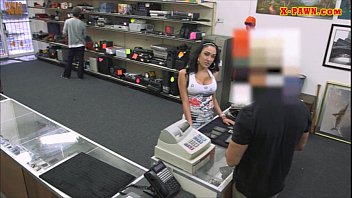 Preview 1 of Xxxx Dow - Big tits amateur Latina let the guy fuck her at the pawnshop