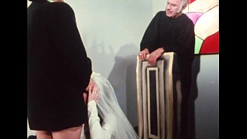 Preview 4 of Mom S Got New Boobs - Bride give blowjob to groom at wedding ceremony
