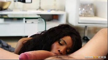 Preview 2 of Upskrit Locksy Panties Japanese - Ebony fucked by white guy - Brazzers.com porn