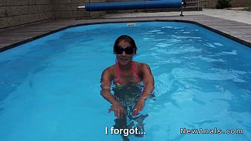 Preview 1 of Nuked Sex Running - Big tits girlfriend took cock in her ass outdoor pov