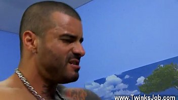 Preview 4 of Ohmibod Beautiful Girls - Twink movie of After having the jizz plowed out of him,  he earns a