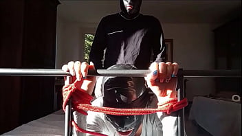 Preview 2 of Sex Xvnx Com - Laura on Heels sexy milf 2024 bondage fucking in high heels and stockings with cum on tits.
