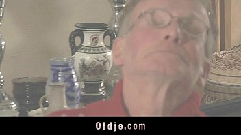 Preview 1 of Iranin Arab - Pervert grandpas double penetrates young blonde