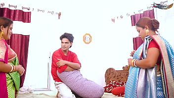 Preview 1 of Mami Sin Sxe - DESI MALLU TWO BAHBHI HARDCORE FUCK WITH LOCAL DEBAR WHEN THEY WERE ALONE AT HOME ( FULL MOVIE )