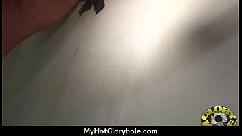 Preview 2 of Nude Older Bbw Wife - Ebony slut swallows cum sucking cardboard box gloryhole dick 28