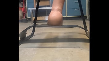 Preview 3 of Lezbiyen Olgun - Big Hankeys dildo on the bouncy sex chair